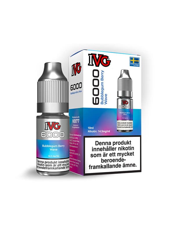 IVG 6000 - Nicsalt Bubblegum Berry Wave