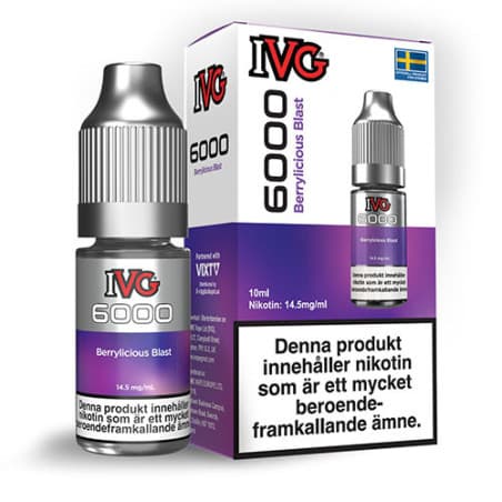 IVG 6000 - Nicsalt Berrylicious Blast
