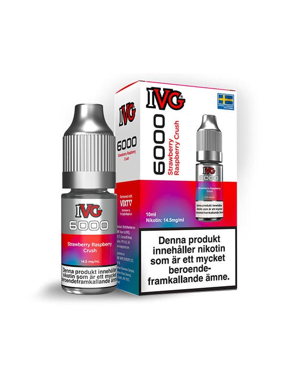 IVG 6000 - Nicsalt Strawberry Raspberry Crush