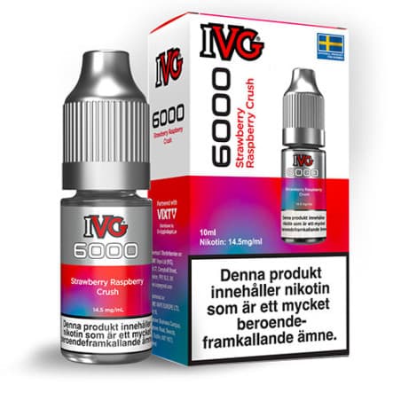 IVG 6000 - Nicsalt Strawberry Raspberry Crush