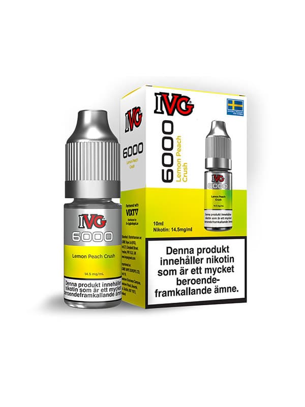 IVG 6000 - Nicsalt Lemon Peach Crush