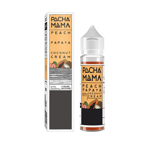 Peach Papaya Coconut Cream (Shortfill) - Pachamama i gruppen E-Juice / Shortfills / Alla Smaker hos Eurobrands Distribution AB (Elekcig) (105205)