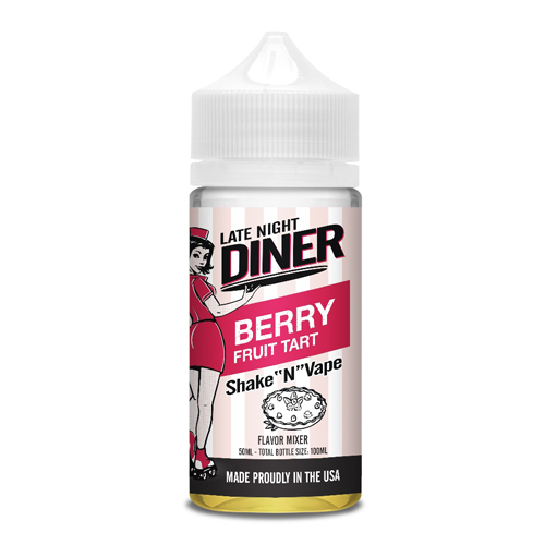 Berry Fruit Tart - Shortfill - Late Night Diner i gruppen Outlet hos Eurobrands Distribution AB (Elekcig) (109023)