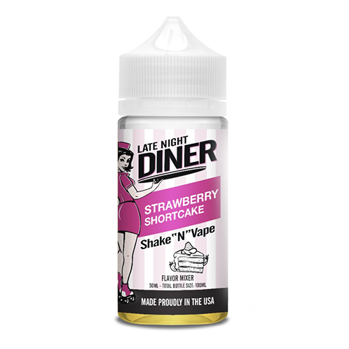 Late Night Diner | Strawberry Shortcake | Shortfill  i gruppen Outlet hos Eurobrands Distribution AB (Elekcig) (109025)