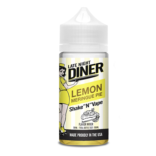 Lemon Meringue Pie - Shortfill - Late Night Diner i gruppen Outlet hos Eurobrands Distribution AB (Elekcig) (109026)