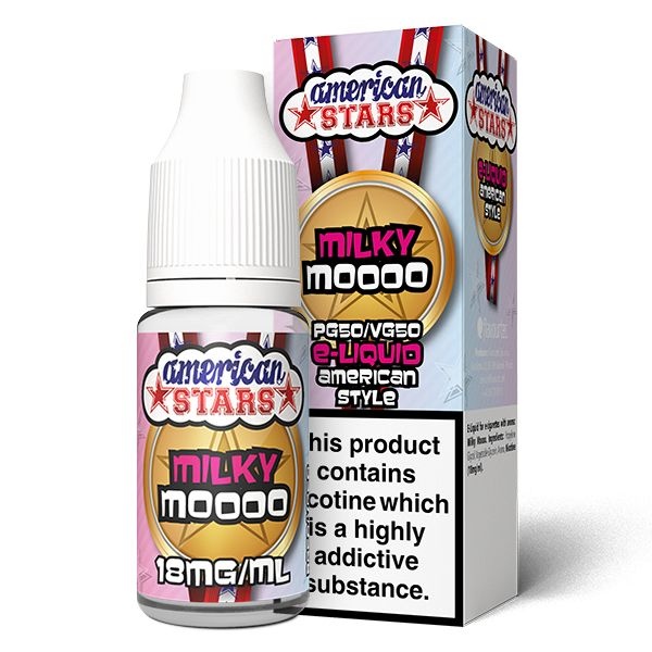 Milky Mooo - American Stars, 6 mg i gruppen E-Juice / Alla smaker hos Eurobrands Distribution AB (Elekcig) (111849)