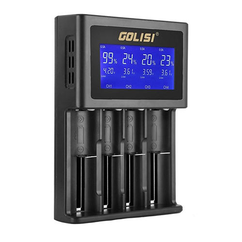 Golisi S4 2.0A Smart Charger LCD i gruppen Tillbehör / Laddare hos Eurobrands Distribution AB (Elekcig) (128001)