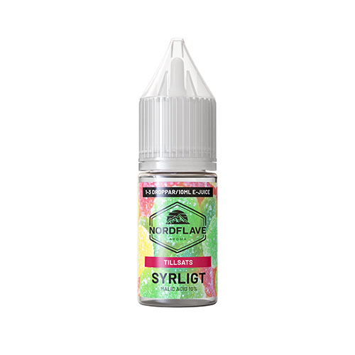 Nordflave - Syrlig Malic Acid 10% (Syrlighet till E-vätska) i gruppen Aromer hos NNVEN AB (Elekcig) (1501-03)