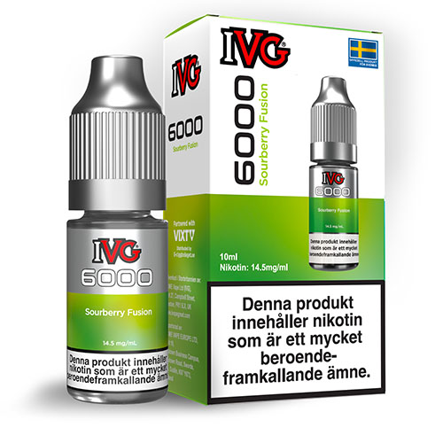IVG 6000 - Nicsalt Sourberry Fusion i gruppen E-Juice / Nikotinsalt hos NNVEN AB (Elekcig) (4250-02)