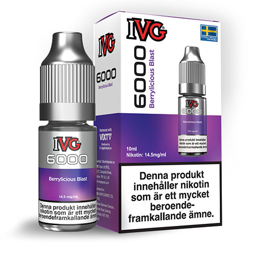 IVG 6000 - Nicsalt Berrylicious Blast i gruppen E-Juice / Nikotinsalt hos NNVEN AB (Elekcig) (4250-06)