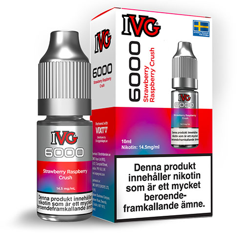 IVG 6000 - Nicsalt Strawberry Raspberry Crush i gruppen E-Juice / Nikotinsalt hos NNVEN AB (Elekcig) (4250-09)