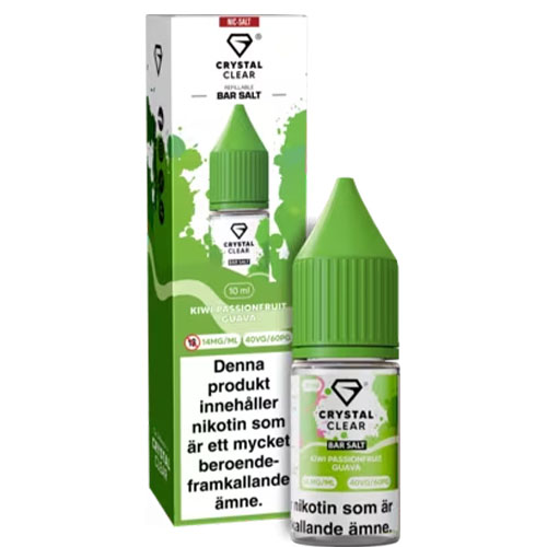 Crystal Clear Nikotinsalt | Kiwi Passion Guava i gruppen E-Juice / Nikotinsalt hos NNVEN AB (Elekcig) (5250-10)