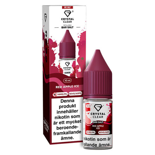 Crystal Clear Nikotinsalt | Red Apple Ice i gruppen E-Juice / Nikotinsalt hos NNVEN AB (Elekcig) (5250-16)