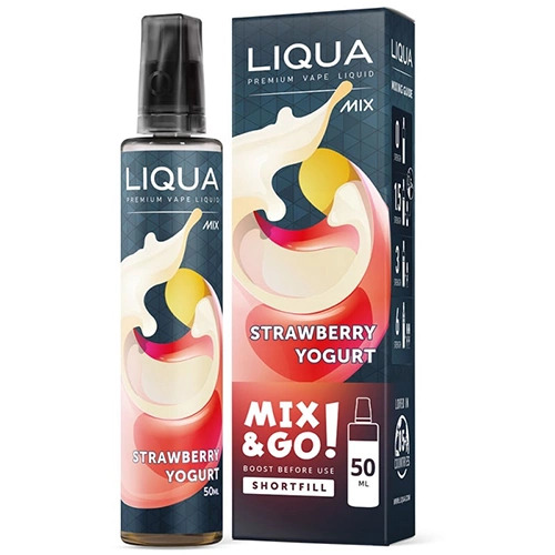 Liqua Shortfill | Strawberry Yougurt | 75VG i gruppen E-Juice / Shortfills hos Eurobrands Distribution AB (Elekcig) (60054)