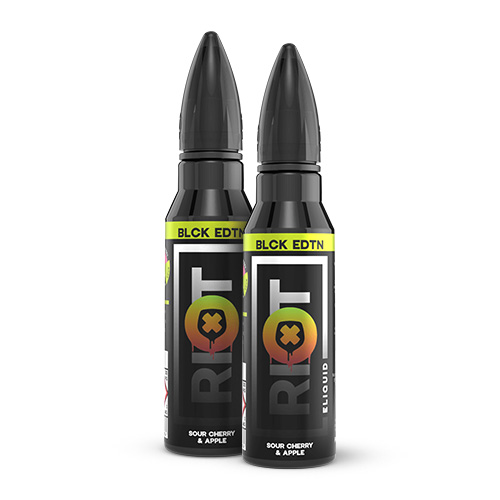 Riot Black Edition - Sour Cherry & Apple (2x50ml) i gruppen E-Juice / Shortfills / Alla Smaker hos Eurobrands Distribution AB (Elekcig) (76579)