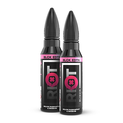 Riot Black Edition - Passionfruit & Rhubard (2x50ml) i gruppen E-Juice / Alla smaker hos Eurobrands Distribution AB (Elekcig) (76581)