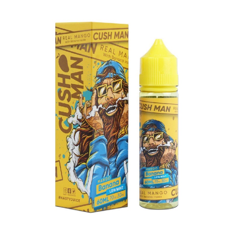 Nasty Juice | Cush Man - Mango Banana | 70 VG  i gruppen E-Juice / Shortfills / MÄRKEN / Alle Shakes hos Eurobrands Distribution AB (Elekcig) (88311)