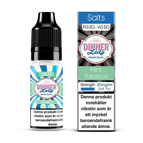 Mint Tobacco (Nicsalt, 20mg) - Dinner Lady i gruppen E-Juice / Nikotinsalt hos Eurobrands Distribution AB (Elekcig) (90546)