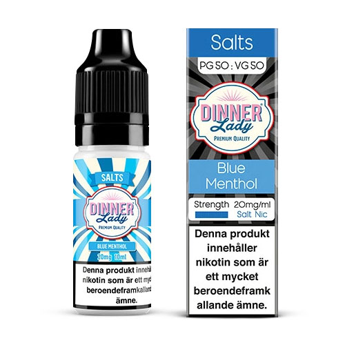 Blue Menthol (Nicsalt, 20mg) - Dinner Lady i gruppen E-Juice / Nikotinsalt hos Eurobrands Distribution AB (Elekcig) (90553)