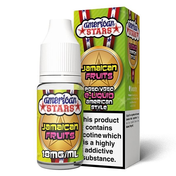 American Stars | Jamaican Fruits | 50VG i gruppen E-Juice / Alla smaker hos Eurobrands Distribution AB (Elekcig) (American-Stars-Jamaican-F)