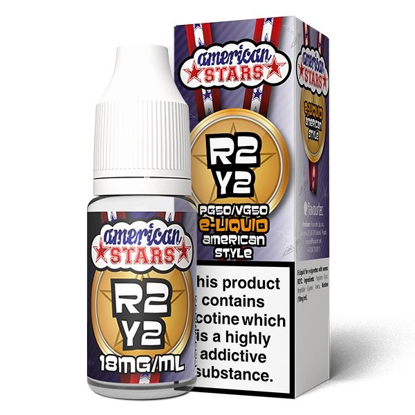 American Stars | R2Y2 | 50VG i gruppen E-Juice / 10ml E-vätska hos Eurobrands Distribution AB (Elekcig) (American-Stars-R2Y2-50VG-)