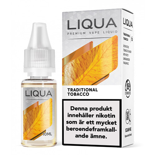 Traditional Tobacco - Liqua i gruppen E-Juice / MÄRKEN / Liqua hos Eurobrands Distribution AB (Elekcig) (DK1001754)