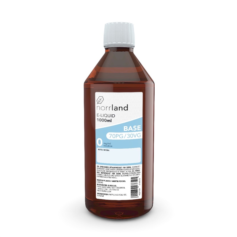 Norrland | Base | 70PG 30VG i gruppen Bases & Shots / VPG base hos Eurobrands Distribution AB (Elekcig) (Norrland-Base-70PG-30VG)