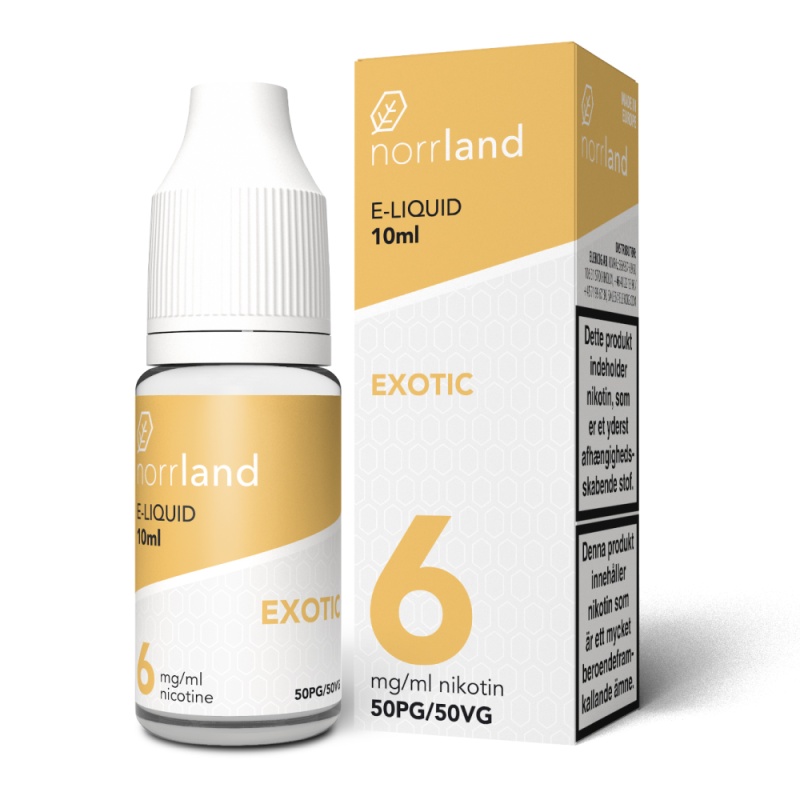 Norrland | Exotic | 50VG i gruppen E-Juice / 10ml E-vätska hos Eurobrands Distribution AB (Elekcig) (Norrland-Exotic-50VG-Fruk)