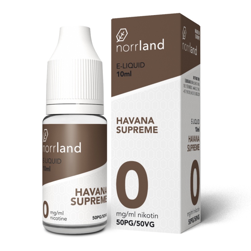 Norrland | Havanna Supreme | 50VG i gruppen E-Juice / 10ml E-vätska hos Eurobrands Distribution AB (Elekcig) (Norrland-HavannaSupreme-5)