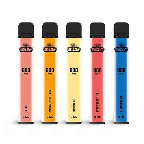 Grizzly Zero | Engångsvape i gruppen E-cigg / Engångs vape hos Eurobrands Distribution AB (Elekcig) (grizzly-engangsvape-zero)