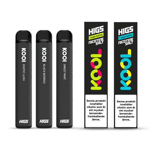 Higs Kool | Engångs Vape i gruppen El-cigaretter / Engångs vape hos Eurobrands Distribution AB (Elekcig) (higs-kool-engangs-ecigg)