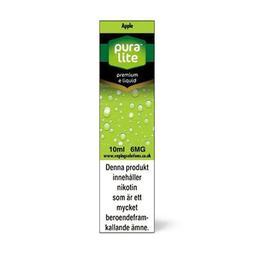 Pura Lite | Apple i gruppen E-Juice / 10ml E-vätska hos Eurobrands Distribution AB (Elekcig) (pura-lite-apple)