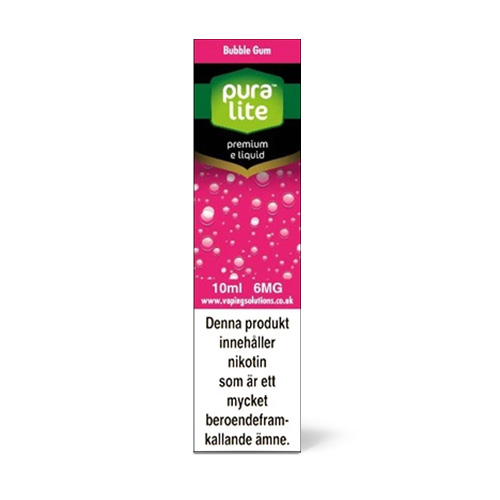 Pura Lite | Bubblegum i gruppen E-Juice / 10ml E-vätska hos Eurobrands Distribution AB (Elekcig) (pura-lite-bubblegum)