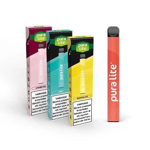 Pura Lite | Engångs Vape i gruppen El-cigaretter / Engångs vape hos Eurobrands Distribution AB (Elekcig) (pura-lite-engangsvape)