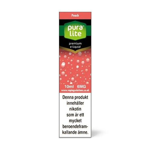 Pura Lite | Peach i gruppen E-Juice / 10ml E-vätska hos Eurobrands Distribution AB (Elekcig) (pura-lite-peach)