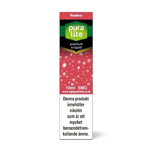 Pura Lite | Raspberry i gruppen E-Juice / 10ml E-vätska hos Eurobrands Distribution AB (Elekcig) (pura-lite-raspberry)