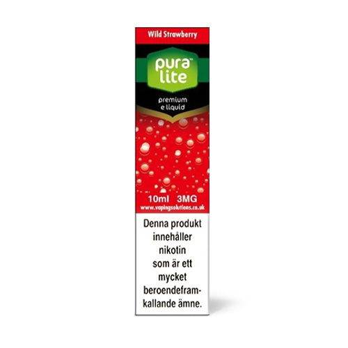 Pura Lite | Wild Strawberry i gruppen E-Juice / 10ml E-vätska hos Eurobrands Distribution AB (Elekcig) (pura-lite-wild-strawberry)