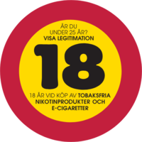 18 år åldersgräns