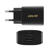 Golisi Dual USB Adapter - GL-B01 Strömadapter